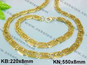 Fashion ss Jewelry Set - KS5996-H