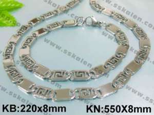 Fashion ss Jewelry Set - KS6004-H