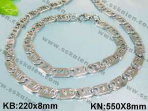 Fashion ss Jewelry Set - KS6010-H