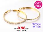 Loss Promotion Stainless Steel Jewelry Earrings Weekly Special - KE61799-K