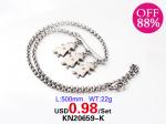 Loss Promotion Stainless Steel Jewelry Necklaces Weekly Special - KN20659-K