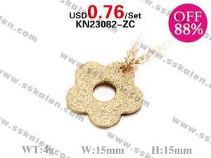 Loss Promotion Stainless Steel Jewelry Necklaces Weekly Special - KN23082-ZC