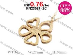 Loss Promotion Stainless Steel Necklaces Weekly Special - KN23087-ZC