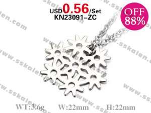 Loss Promotion Stainless Steel Necklaces Weekly Special - KN23091-ZC