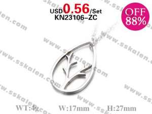 Loss Promotion Stainless Steel Necklaces Weekly Special - KN23106-ZC