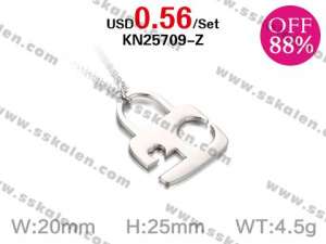 Loss Promotion Stainless Steel Necklaces Weekly Special - KN25709-Z