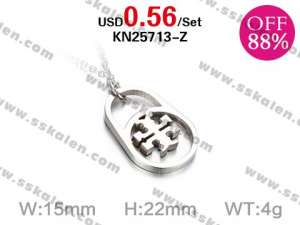 Loss Promotion Stainless Steel Necklaces Weekly Special - KN25713-Z