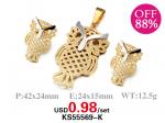Loss Promotion Stainless Steel Jewelry Sets Weekly Special - KS55569-K