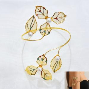 Stainless steel Arm Bangle - KAB006-BI