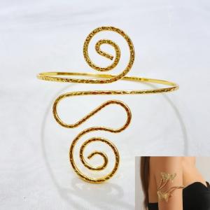 Stainless steel Arm Bangle - KAB013-BI