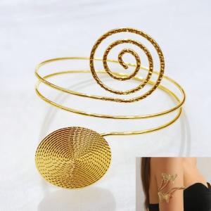 Stainless steel Arm Bangle - KAB014-BI