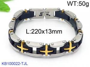 Stainless Steel Gold-plating Bracelet - KB100022-TJL