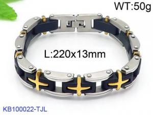 Stainless Steel Gold-plating Bracelet - KB100022-TJL
