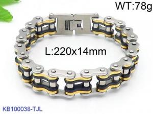 Stainless Steel Bicycle Bracelet - KB100038-TJL