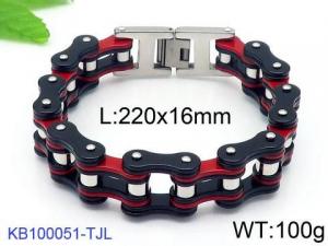 Stainless Steel Bicycle Bracelet - KB100051-TJL