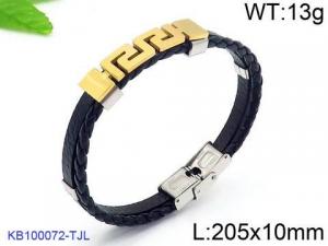 Leather Bracelet - KB100072-TJL