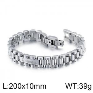 Stainless Steel Bracelet(Men) - KB100094-K