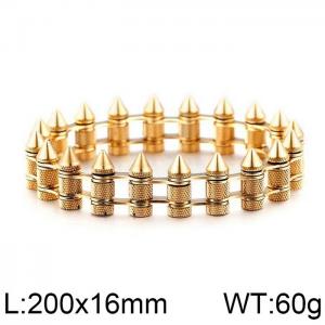 Stainless Steel Bicycle Bracelet - KB100103-K