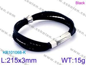 Leather Bracelet - KB101068-K