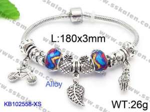 Alloy & Iron Bracelet - KB102558-XS
