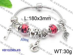 Alloy & Iron Bracelet - KB102563-XS