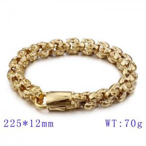 Stainless Steel Bicycle Bracelet - KB102745-BD