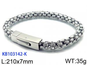 Stainless Steel Bracelet(Men) - KB103142-K
