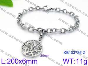 Stainless Steel Bracelet(women) - KB103736-Z