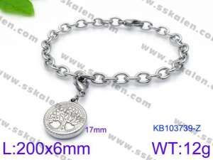 Stainless Steel Bracelet(women) - KB103739-Z