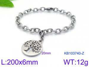 Stainless Steel Bracelet(women) - KB103740-Z