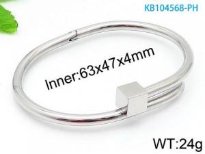 Stainless Steel Bangle - KB104568-PH