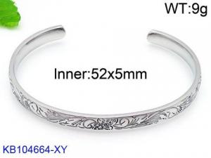 Stainless Steel Bangle - KB104664-XY