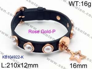 Leather Bracelet - KB104922-K