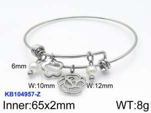 Stainless Steel Bangle - KB104957-Z