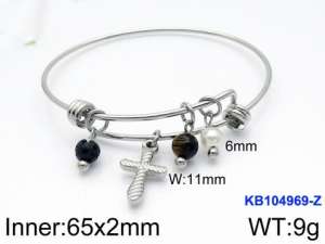 Stainless Steel Bangle - KB104969-Z