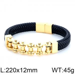 Leather Bracelet - KB105138-K