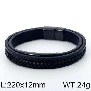 Leather Bracelet - KB105142-K