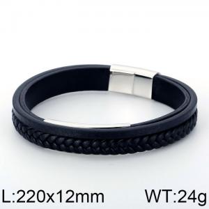 Leather Bracelet - KB105143-K