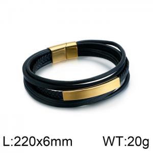 Leather Bracelet - KB105599-K