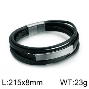 Leather Bracelet - KB105600-K