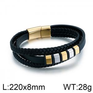 Leather Bracelet - KB105601-K