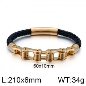 Stainless Steel Bicycle Bracelet - KB106592-K