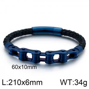 Stainless Steel Bicycle Bracelet - KB106598-K