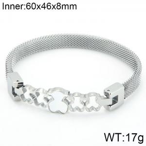 Stainless Steel Bangle - KB106734-K