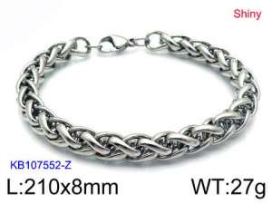 Stainless Steel Bracelet(Men) - KB107552-Z