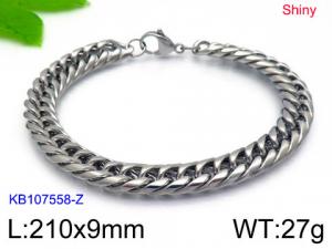 Stainless Steel Bracelet(Men) - KB107558-Z