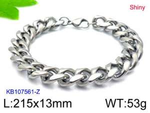 Stainless Steel Bracelet(Men) - KB107561-Z