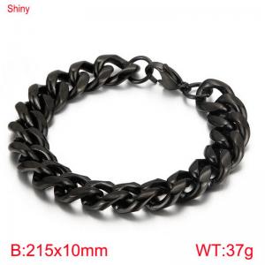 Stainless Steel Black-plating Bracelet - KB107562-Z