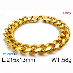 Stainless Steel Gold-plating Bracelet - KB108004-Z