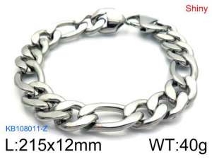 Stainless Steel Bracelet(Men) - KB108011-Z